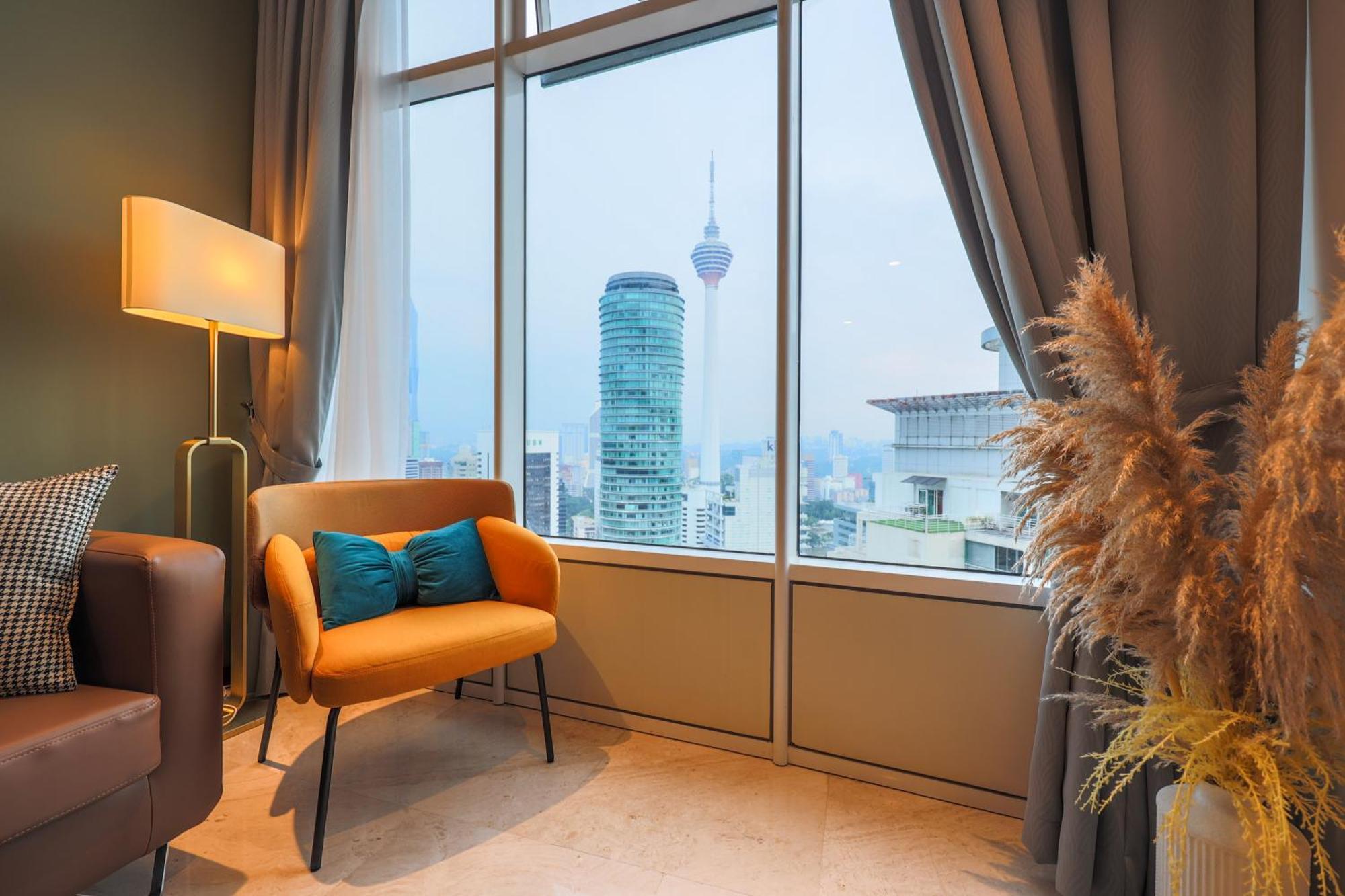 Calm Sojourn, Sky Suites Klcc Kuala Lumpur Buitenkant foto